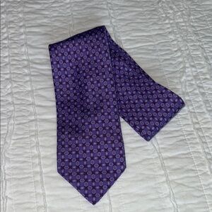 Purple Patterned Men's Tie